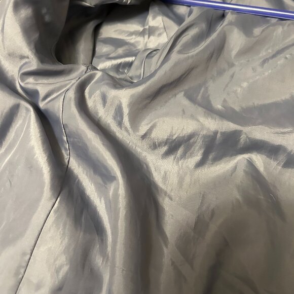 A New Day Women's Gray Belted Longline Wrap Collar Lined Coat Size Medium - Picture 9 of 12